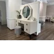 Зеркало Стелла светло серый камень