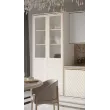 Кухонный гарнитур Прадо прямая 4,60 (2,90+ПД650+ПС1050) (Крем, Золото, Шемту 38мм)