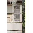 Кухонный гарнитур Тулия угловая 3,75*2,25 Правая (3,00*1,50пр+ПД750+ПС750) (Жемчуг, Золото, Оникс серый 48мм)
