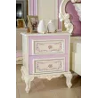 Маркиза Комод высокий с 6 ящиками (Алебастр)