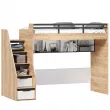Урбан Кровать-чердак с полкой (правая Дуб Золотой/Белый)
