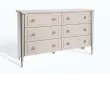 Комод Диана 6 ящиков бежевый