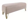 Банкетка Лара бежевый глянец