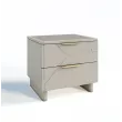Тумба прикроватная Лейла ярко серый