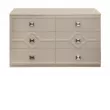 Комод Фелисия 6 ящиков бежевый