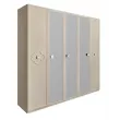 Шкаф Фелисия 5-дверный бежевый