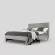 Кровать Sofia 140х200 см серый