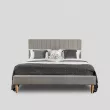 Кровать Sofia 140х200 см серый
