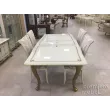 Стол обеденный Катя (ноги льва, золото)