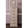 Комод Афина 6 ящиков крем корень