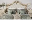 Кровать Мона Лиза 180х200 см с мягким изголовьем крем