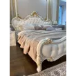 Кровать Натали 180х200 см белый глянец