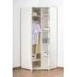 Двухдверный угловой шкаф Куба 1725