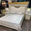 Кровать Берта белый жемчуг 1.6