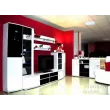 Гостиная Монако белый / черный (ИнтерДизайн)