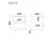 Прикроватная тумба  ML018  /  005