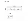 Консоль подвесная  ML008  /  007