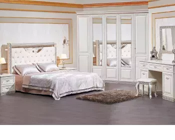 фото для Спальня Берта Эко (Кровать 1,8 ПМ; 2 тумбы; ТС; Шкаф 5ст.)