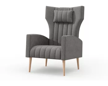 фото для Дарен Кресло (Стальной, ткань RICO FLEX 9292)