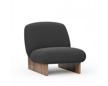 фото для Форест Кресло (Дуб Кастелло/Темно-серый, ткань Romeo 07)