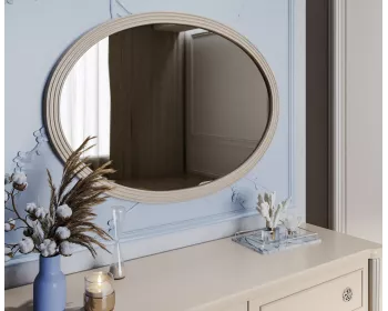 Зеркало Диана ППУ бежевый