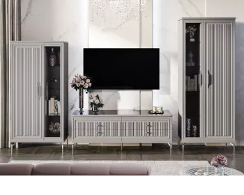 фото для Гостиная Замира 2+тв+2 серый