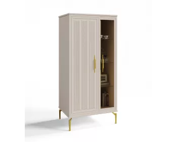 Витрина Замира 2-ств низкая бежевый