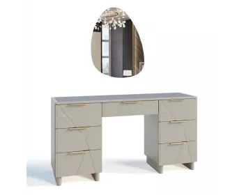 Туалетный столик Лейла ярко серый