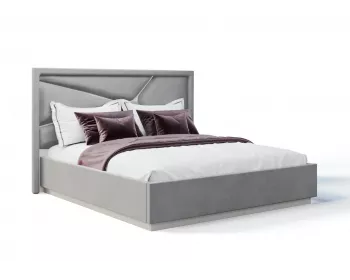Кровать Лейла 180х200 ярко серый