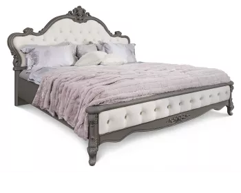 Кровать Мишель Лайт 160х200 см серый