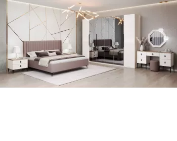 фото для Спальня Стелла 6-дверная белый