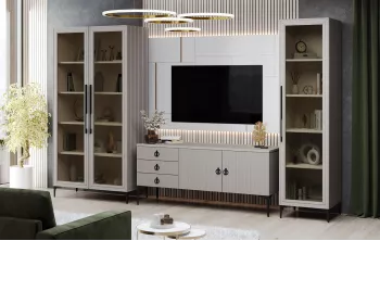 фото для Гостиная Стелла 1+тв+1 ярко серый