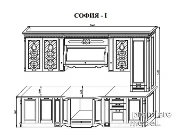 фото для Кухня София-1