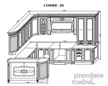 фото для Кухня София-3