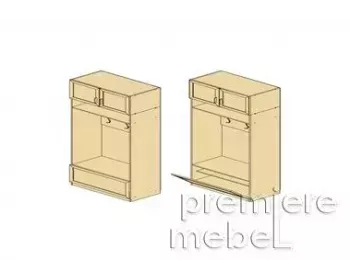 ЯСО.05.09 Шкаф - вешалка ДСП