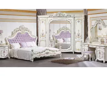 фото для Спальный гарнитур Венеция Classic комп.2 крем