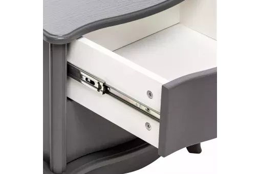 Тумба прикроватная Leset Джульетта (2 ящ.) Серый ясень 