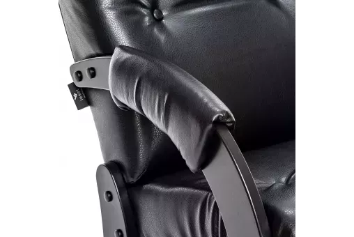 Кресло-качалка Модель 68 (Leset Футура) Венге к / з Vegas Lite Black Венге Vegas Lite Black