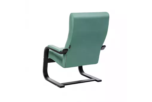 Кресло Leset Оскар Венге V43 зелёный