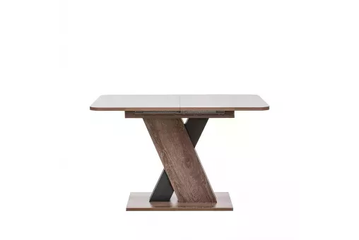 Стол раздвижной Leset Гросс Дуб сакраменто - компаньон Антрацит 