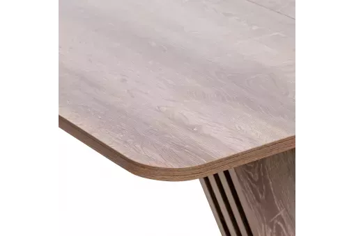 Стол раздвижной Leset Гросс Дуб сакраменто - компаньон Антрацит 