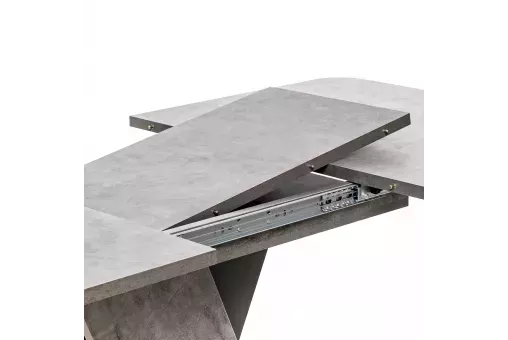 Стол раздвижной Leset Гросс Камень темный - компаньон Графит 