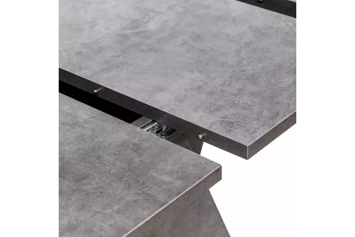 Стол раздвижной Leset Гросс Камень темный - компаньон Графит 
