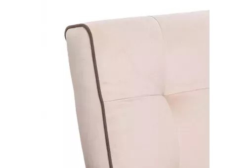 Кресло Leset Модена Венге V18 бежевый - кант V23 молочный шоколад