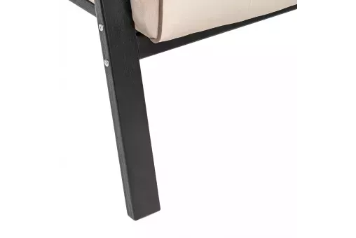 Кресло Leset Модена Венге V18 бежевый - кант V23 молочный шоколад