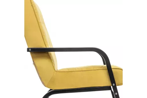 Кресло Leset Модена Венге V28 желтый