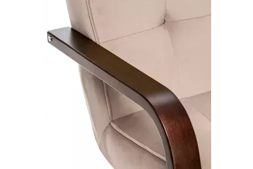 Кресло Leset Модена Орех текстура V23 молочный шоколад