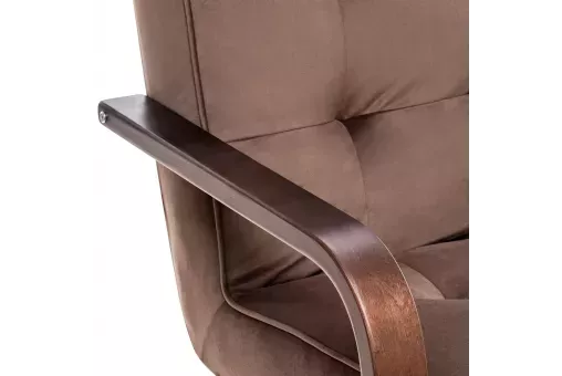 Кресло Leset Модена Орех текстура V23 молочный шоколад