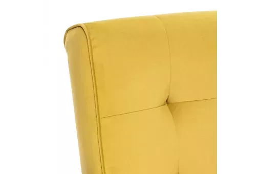 Кресло Leset Модена Орех текстура V28 желтый