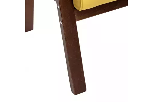 Кресло Leset Модена Орех текстура V28 желтый